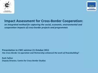 Impact Assessment for Cross-Border Cooperation: