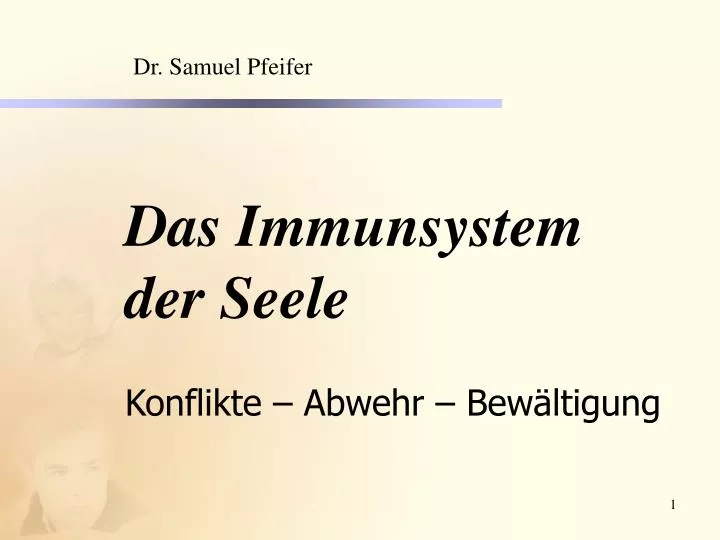 das immunsystem der seele konflikte abwehr bew ltigung