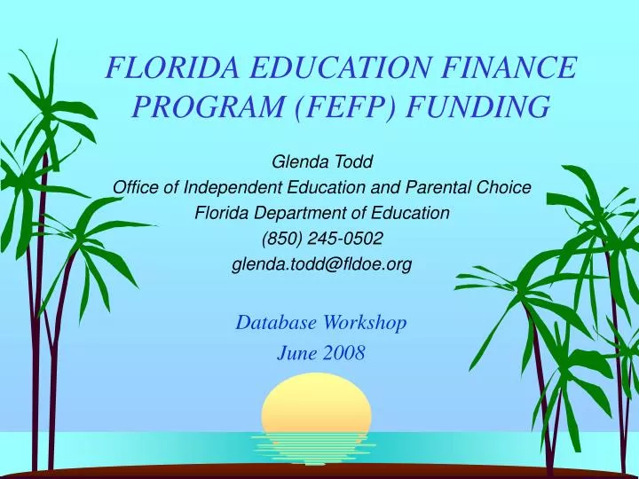 florida education finance program fefp funding