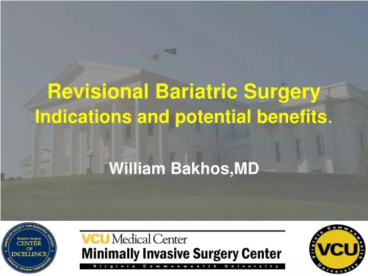 revisional bariatric surgery indications and potential benefits