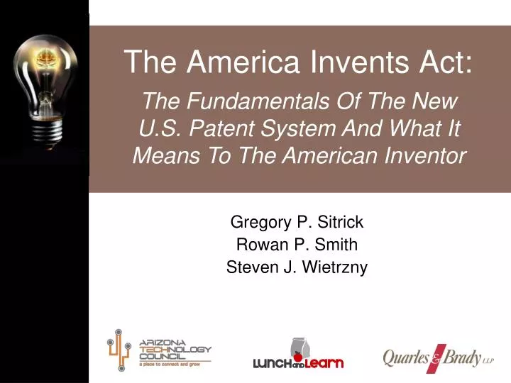 the america invents act