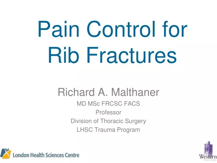 pain control for rib fractures