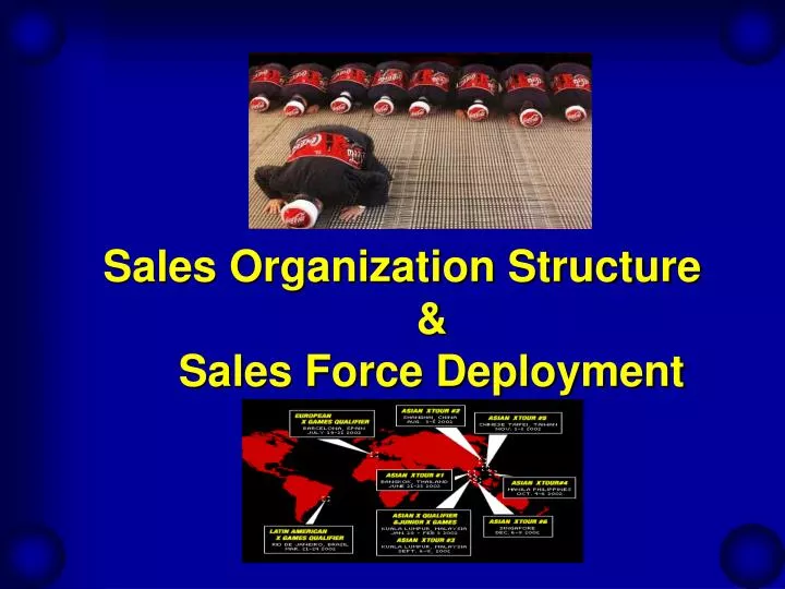 sales organization structure sales force deployment