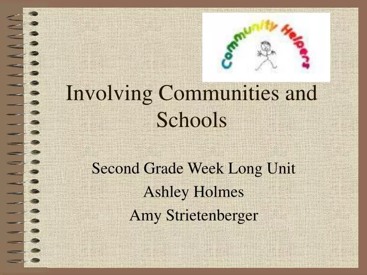 involving communities and schools