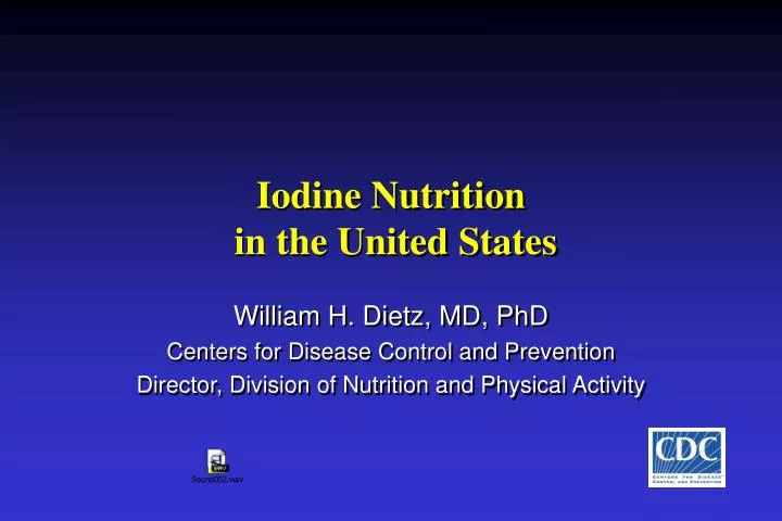 iodine nutrition in the united states