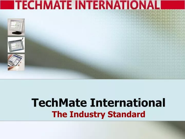 techmate international the industry standard