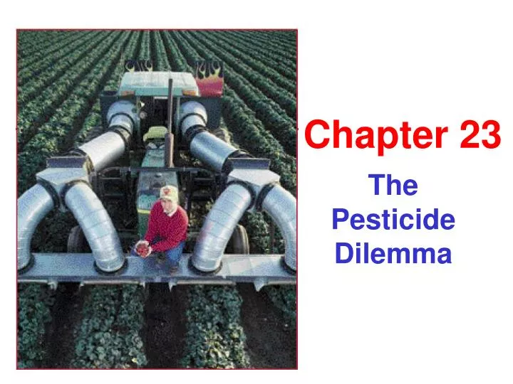 the pesticide dilemma