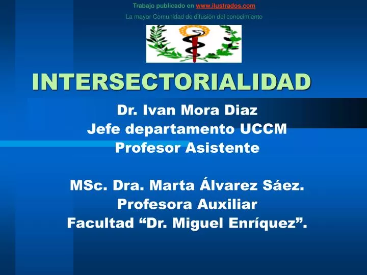 intersectorialidad