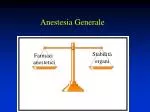 Anestesia Generale - slide 1