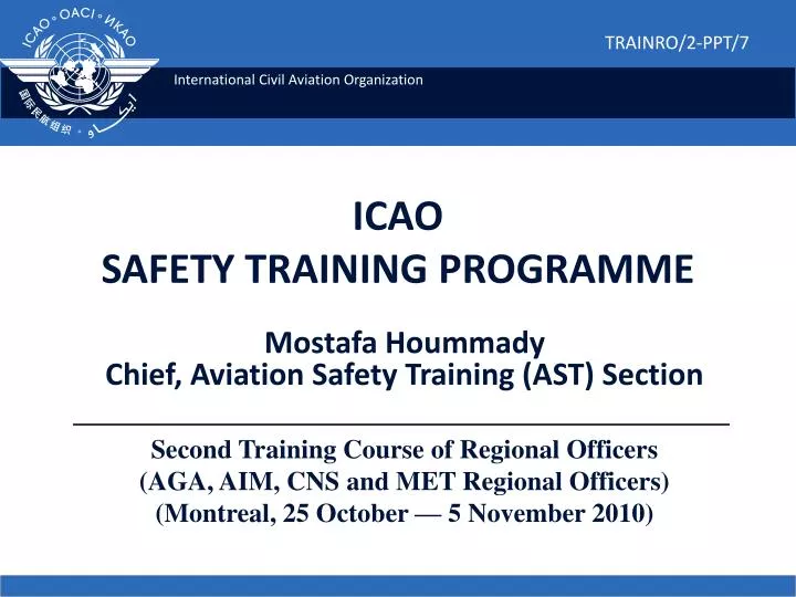 icao safety training programme