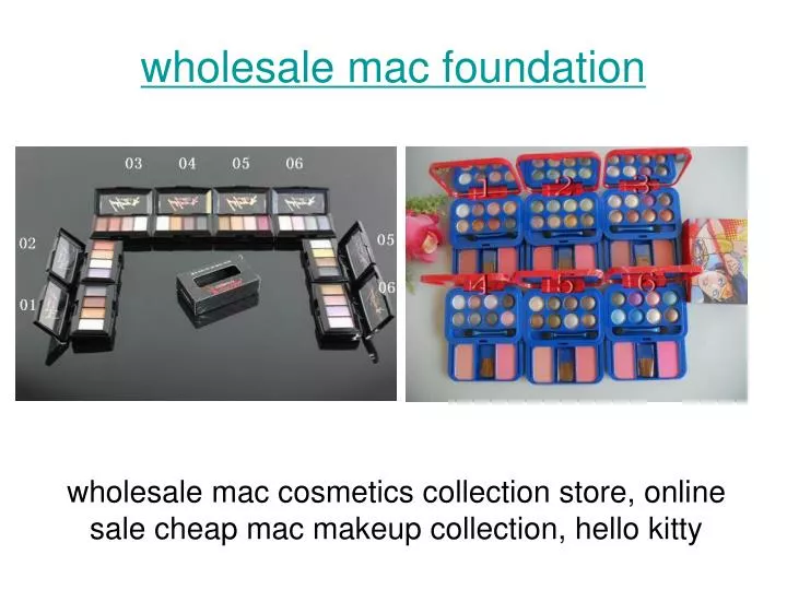 wholesale mac foundation