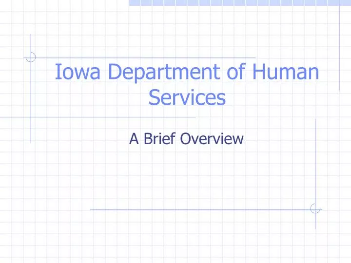 iowa department of human services