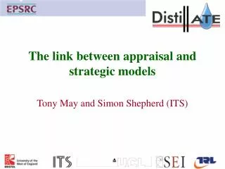 The link between appraisal and strategic models