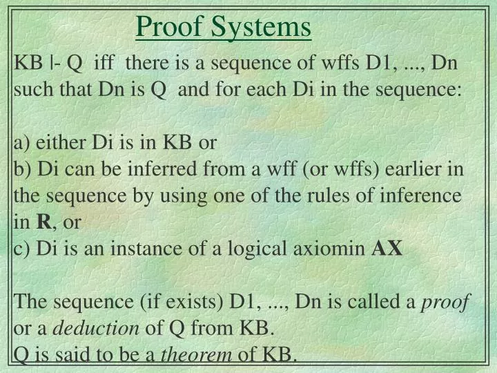 proof systems