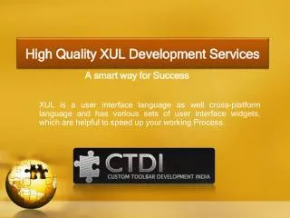 High Quality XUL Development Services
