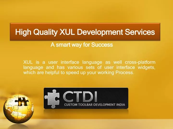 high quality xul development services
