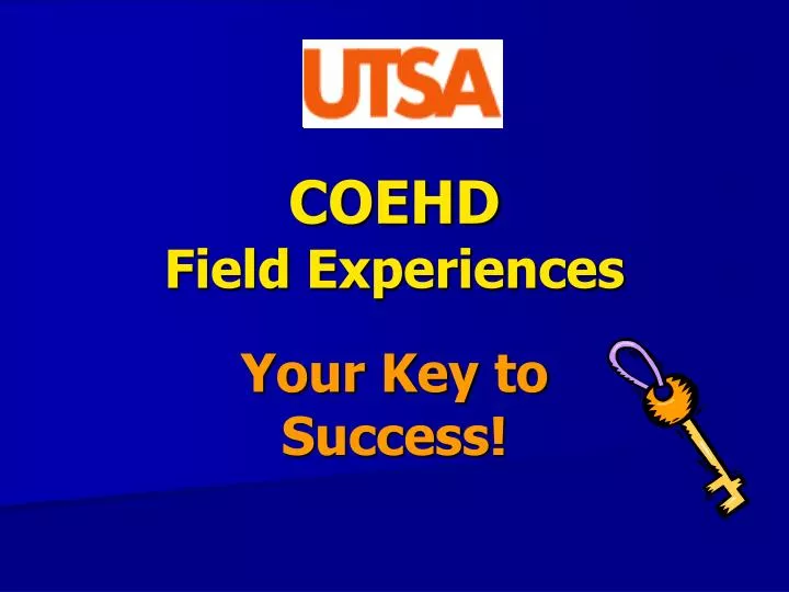 coehd field experiences