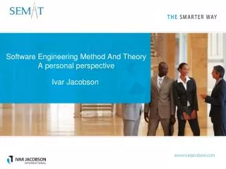 Software Engineering Method And Theory A personal perspective