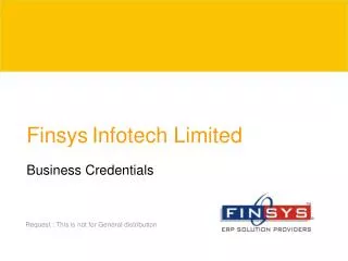 Finsys Infotech Limited
