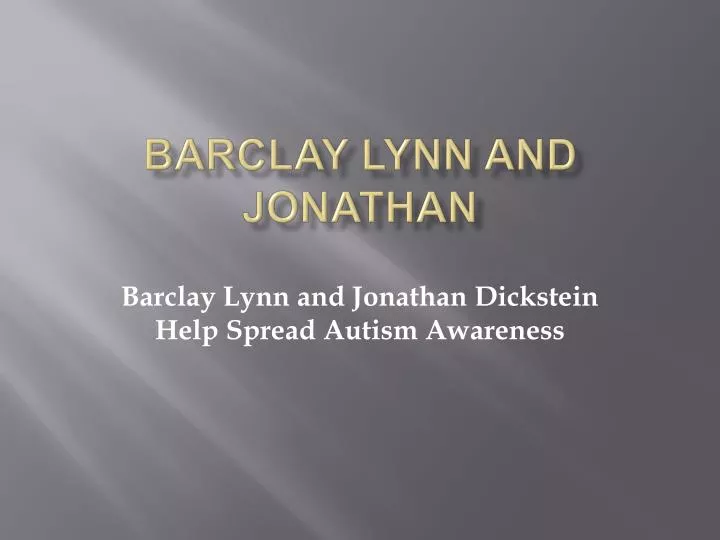 barclay lynn and jonathan