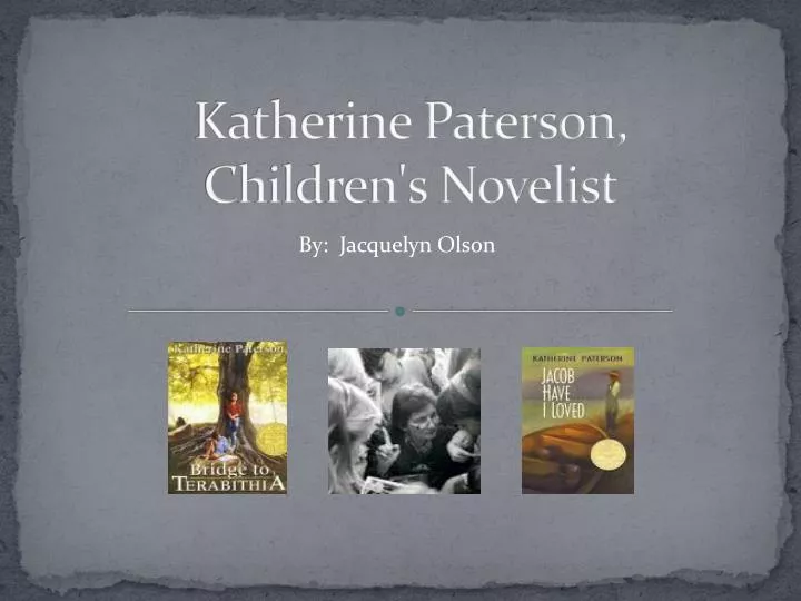 katherine paterson children s novelist
