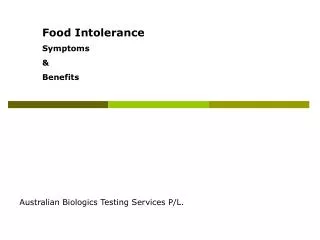 Food Intolerance Symptoms &amp; Benefits