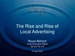 The Rise and Rise of Local Advertising