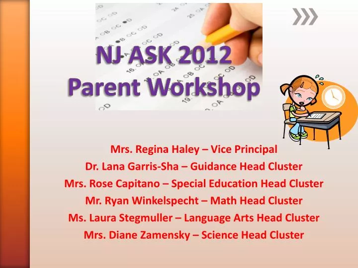 nj ask 2012 parent workshop