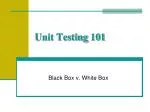 Unit Testing 101 - slide 1