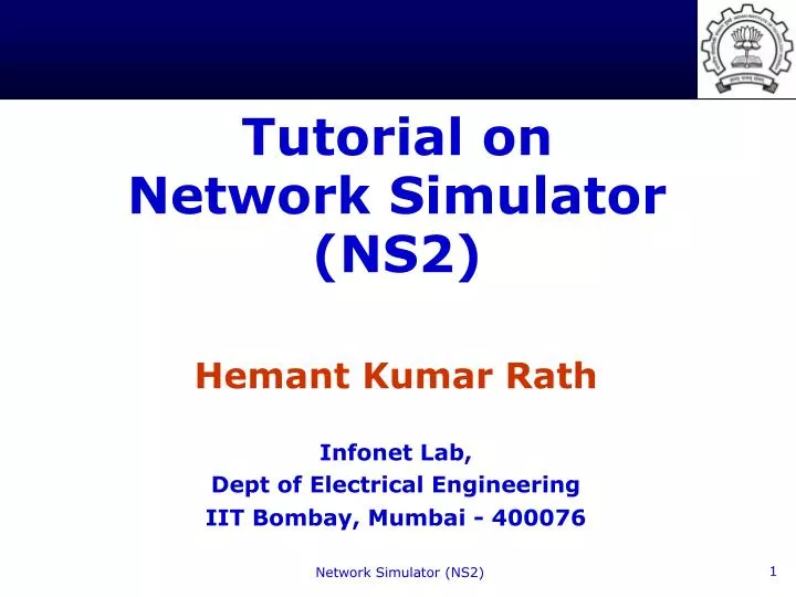 hemant kumar rath infonet lab dept of electrical engineering iit bombay mumbai 400076