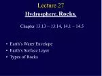 Lecture 27 - slide 1