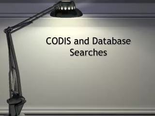 CODIS and Database Searches