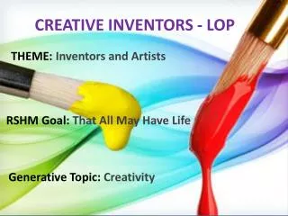 CREATIVE INVENTORS - LOP