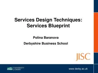 Services Design Techniques: Services Blueprint
