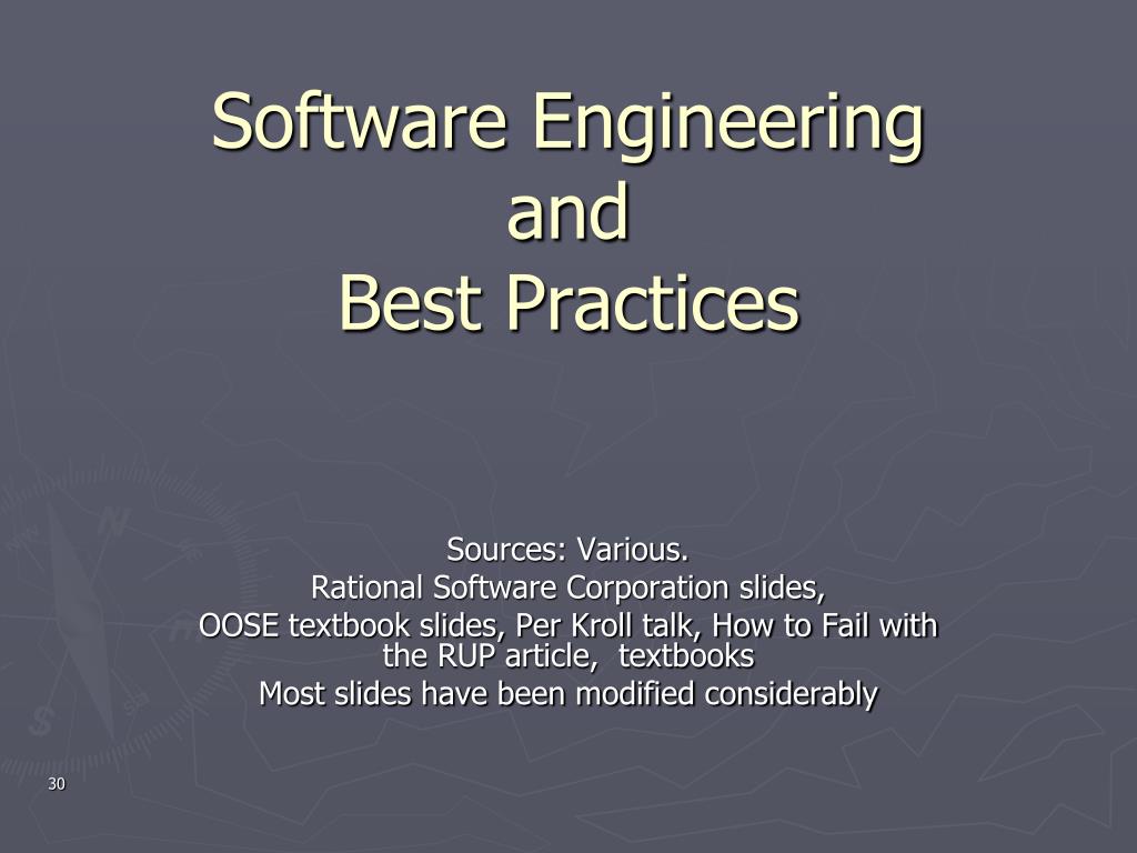 PPT - Software Engineering and Best Practices PowerPoint Presentation ...