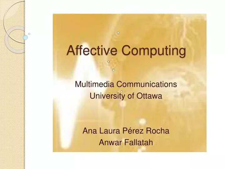 affective computing