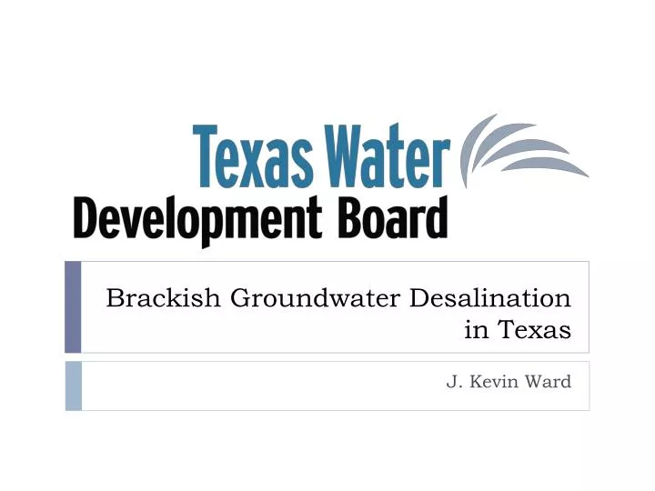 brackish groundwater desalination in texas