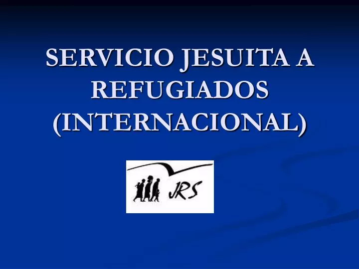 servicio jesuita a refugiados internacional