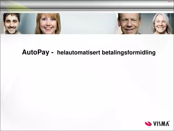 autopay helautomatisert betalingsformidling