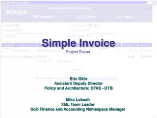 Simple Invoice