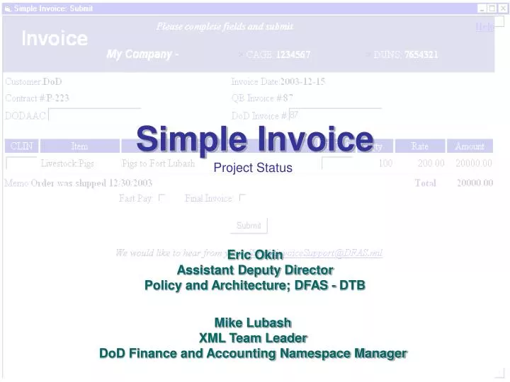 simple invoice