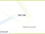 SAP QM - slide 1