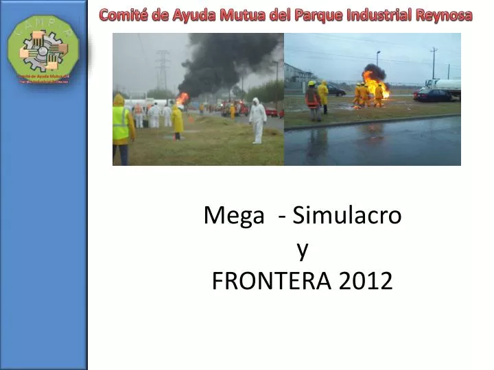 mega simulacro y frontera 2012