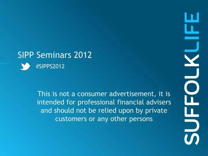 sipp seminars 2012 sipps2012