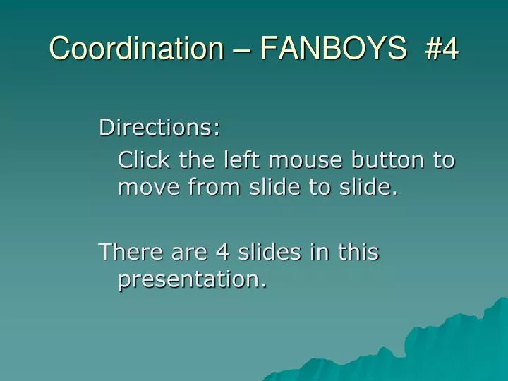 coordination fanboys 4