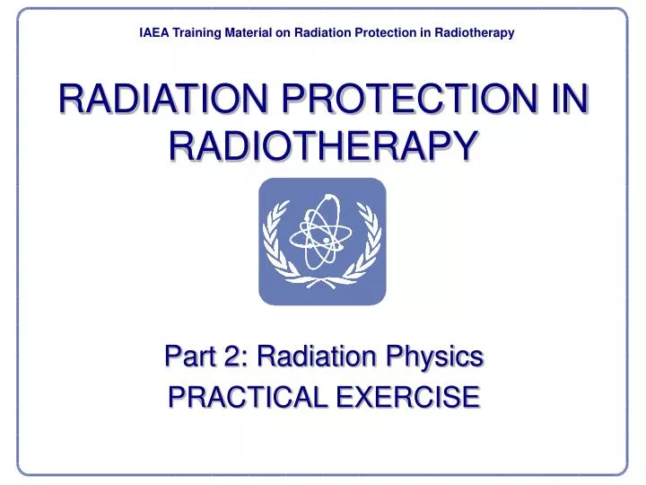 radiation protection in radiotherapy
