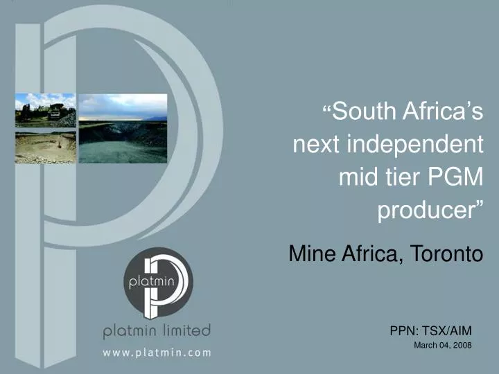 south africa s next independent mid tier pgm producer
