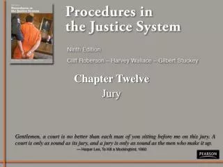 Chapter Twelve Jury