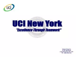 UCI New York