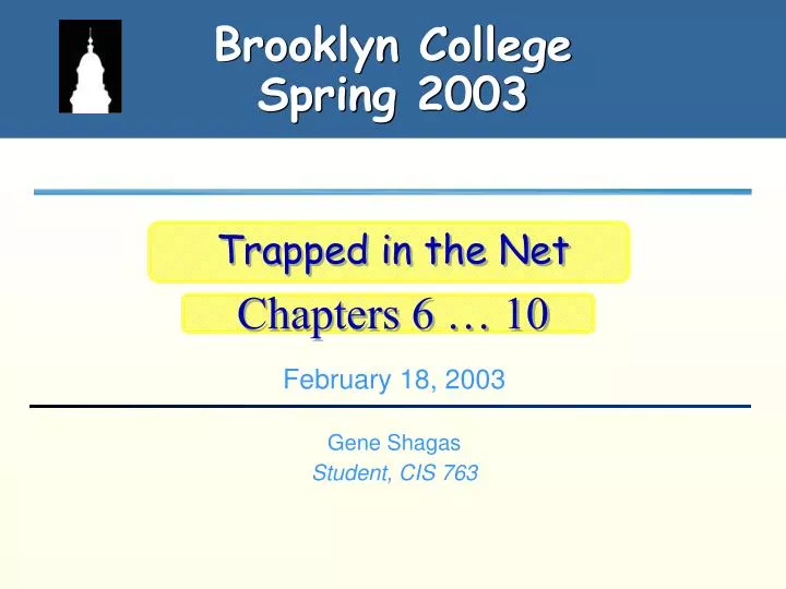 brooklyn college spring 2003